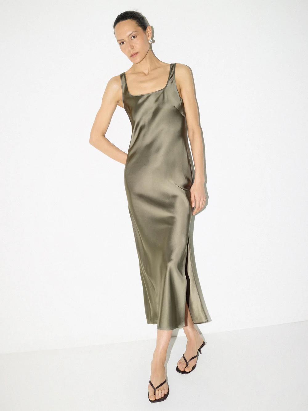 Jigsaw Heavy Satin Slip Dress