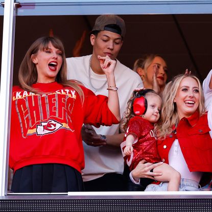 Taylor Swift at a Chiefs game