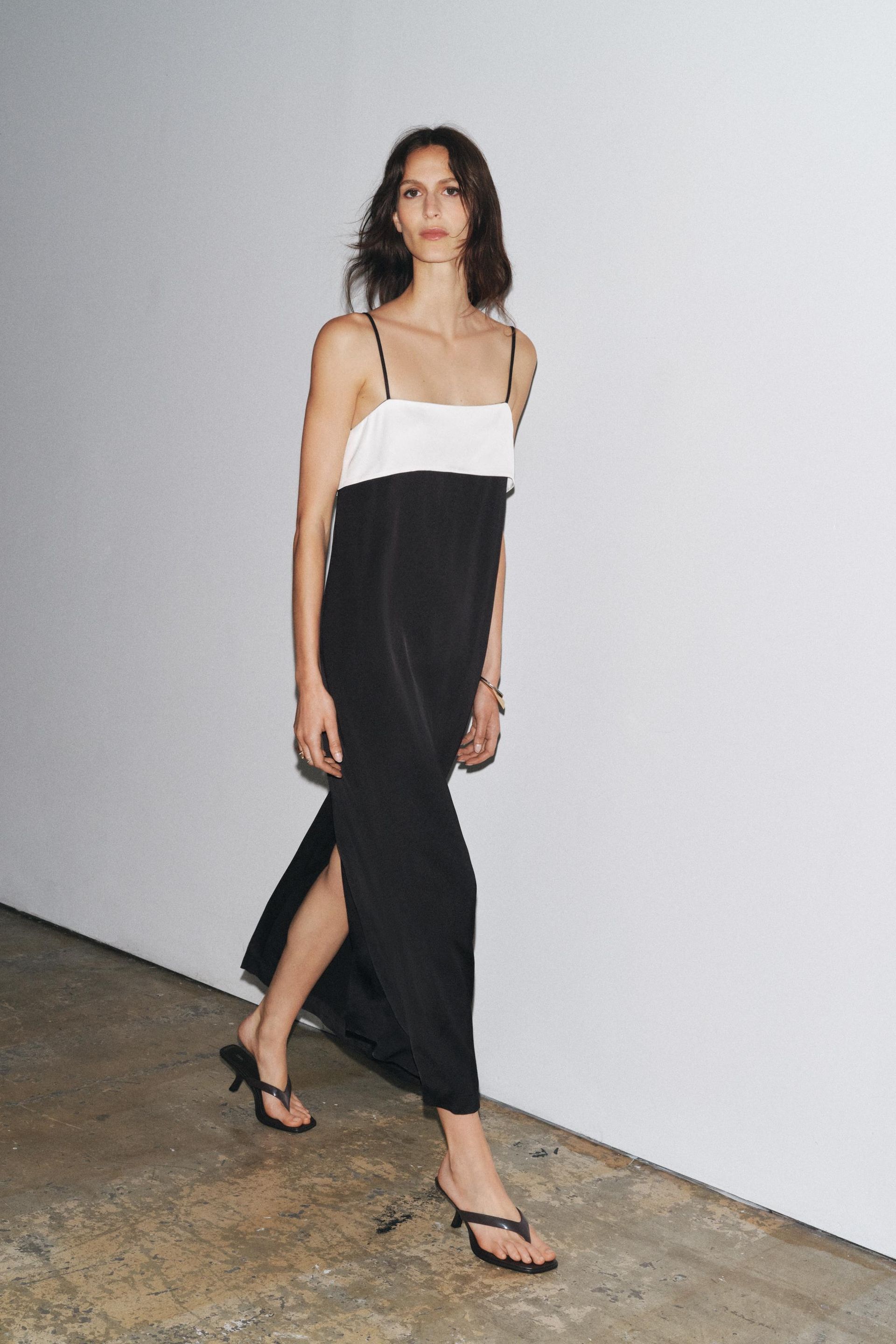 Zw Collection Minimal Satin Dress