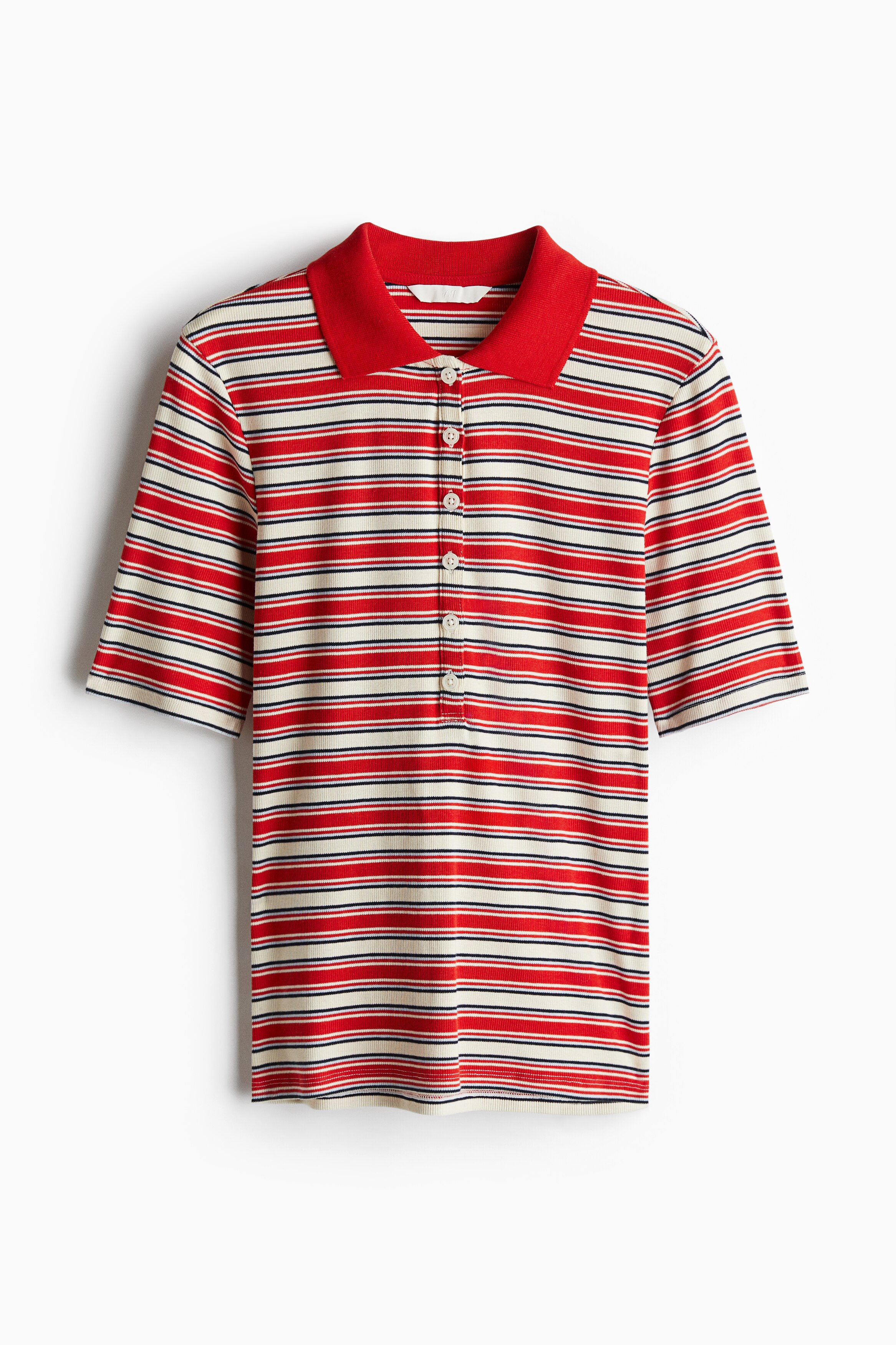 hm, Ribbed Polo Shirt