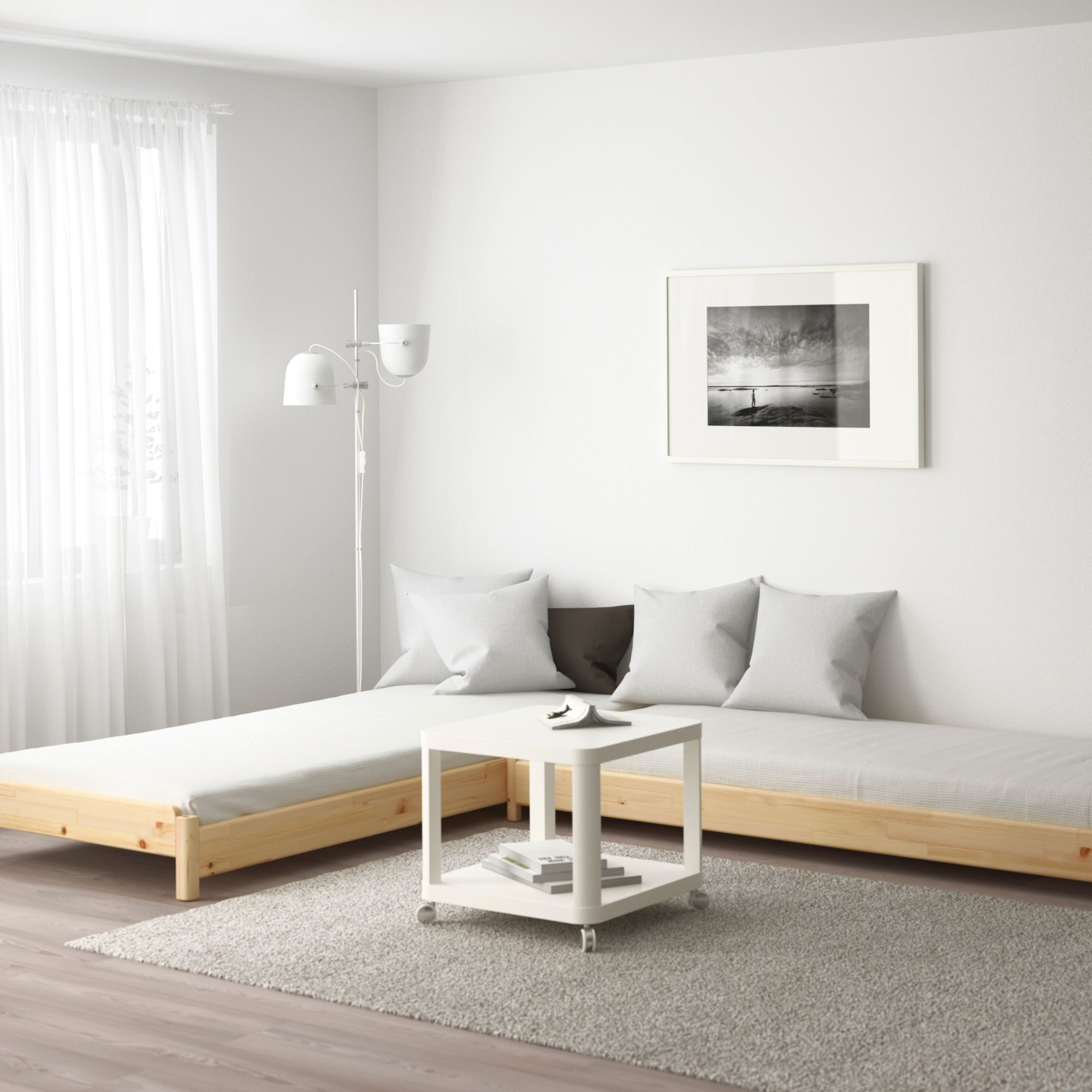 The UTÅKER stackable bed from IKEA