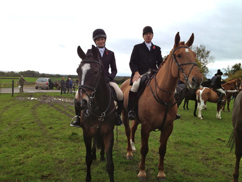 Rosie Fry out hunting