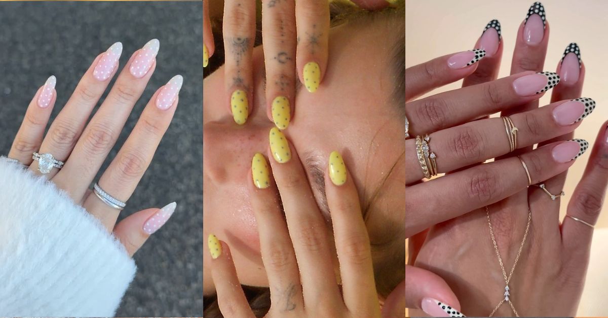 Polka Dot Nails Are Trending, Here’s How To Get The Look