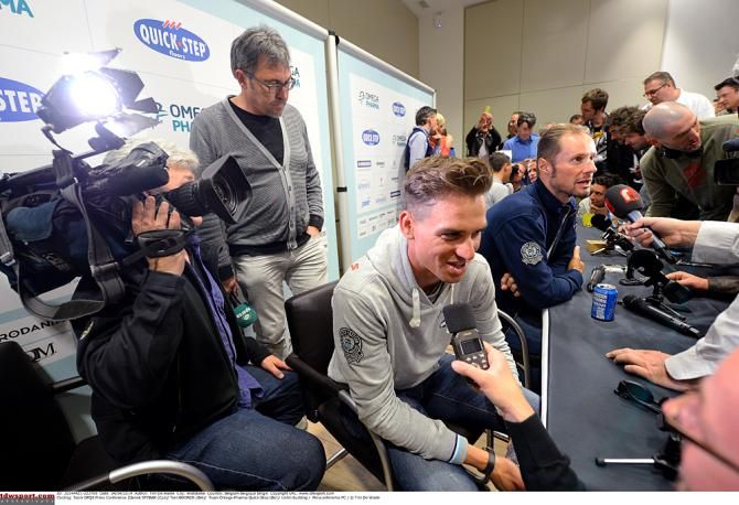 Zdenek Stybar at the pre-Tour of Flanders press conference