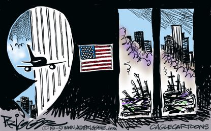 Editorial Cartoon U.S. 9-11 anniversary