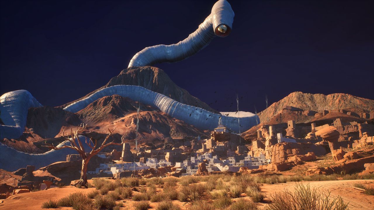 Screens from fantasy cowboy game