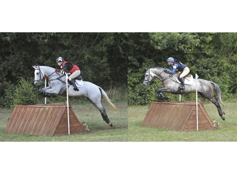 Spot the difference: two riders compete at Aston-le-Walls events