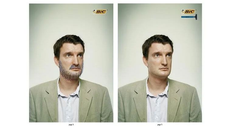 One photo, two products: this Bic advert is print perfection (3 minute read)
