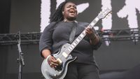 Diamond Rowe of Tetrach performs in concert during Resurrection Fest on June 28, 2025 in Viveiro, Spain