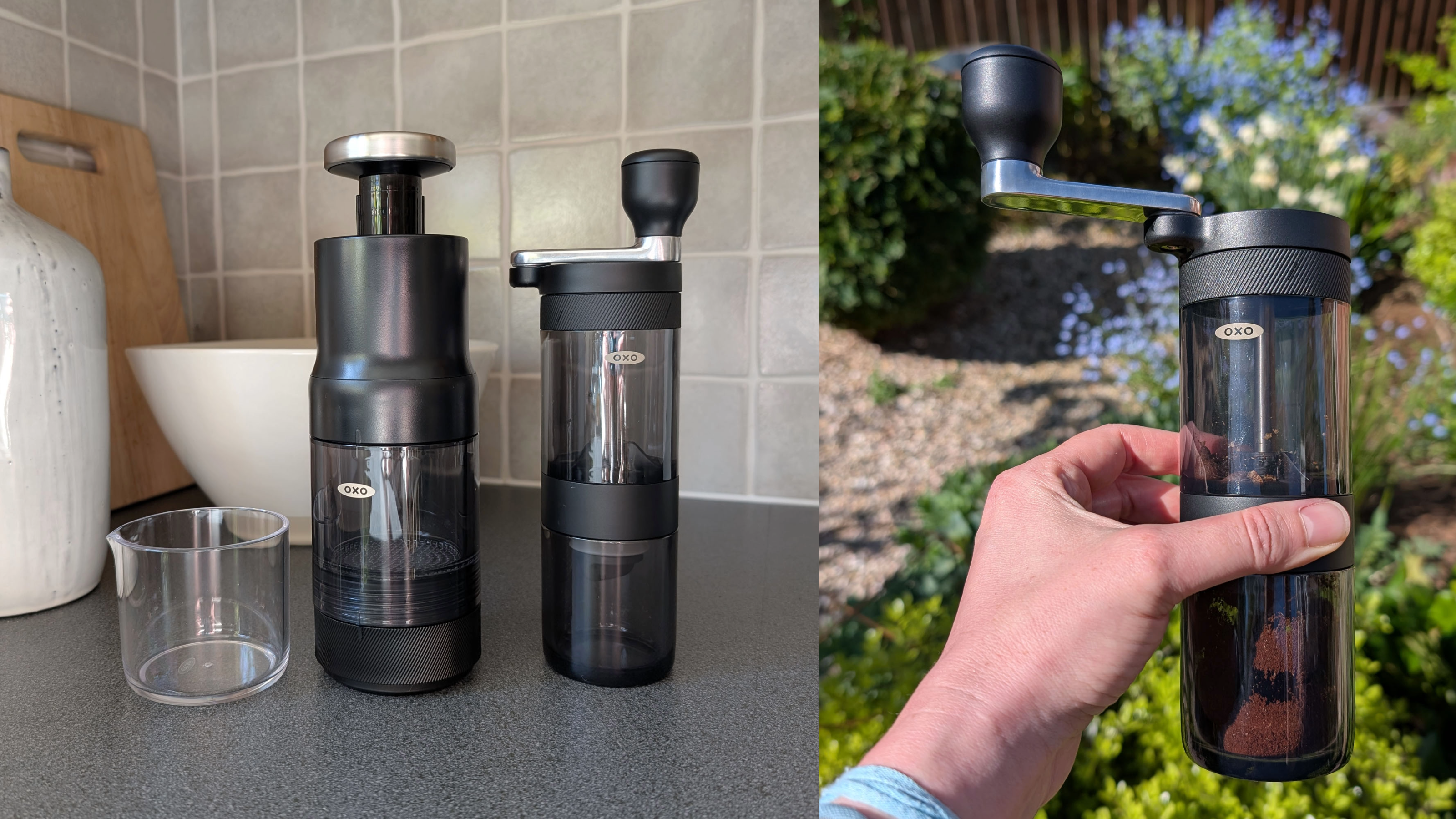 Testing out OXO's BREW rapid brewer and coffee grinder 
