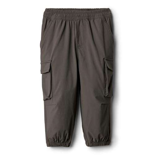 Amazon Essentials X Sofia Grainge Toddler Boys&#039; Nylon Parachute Pants, Dark Olive, 2t