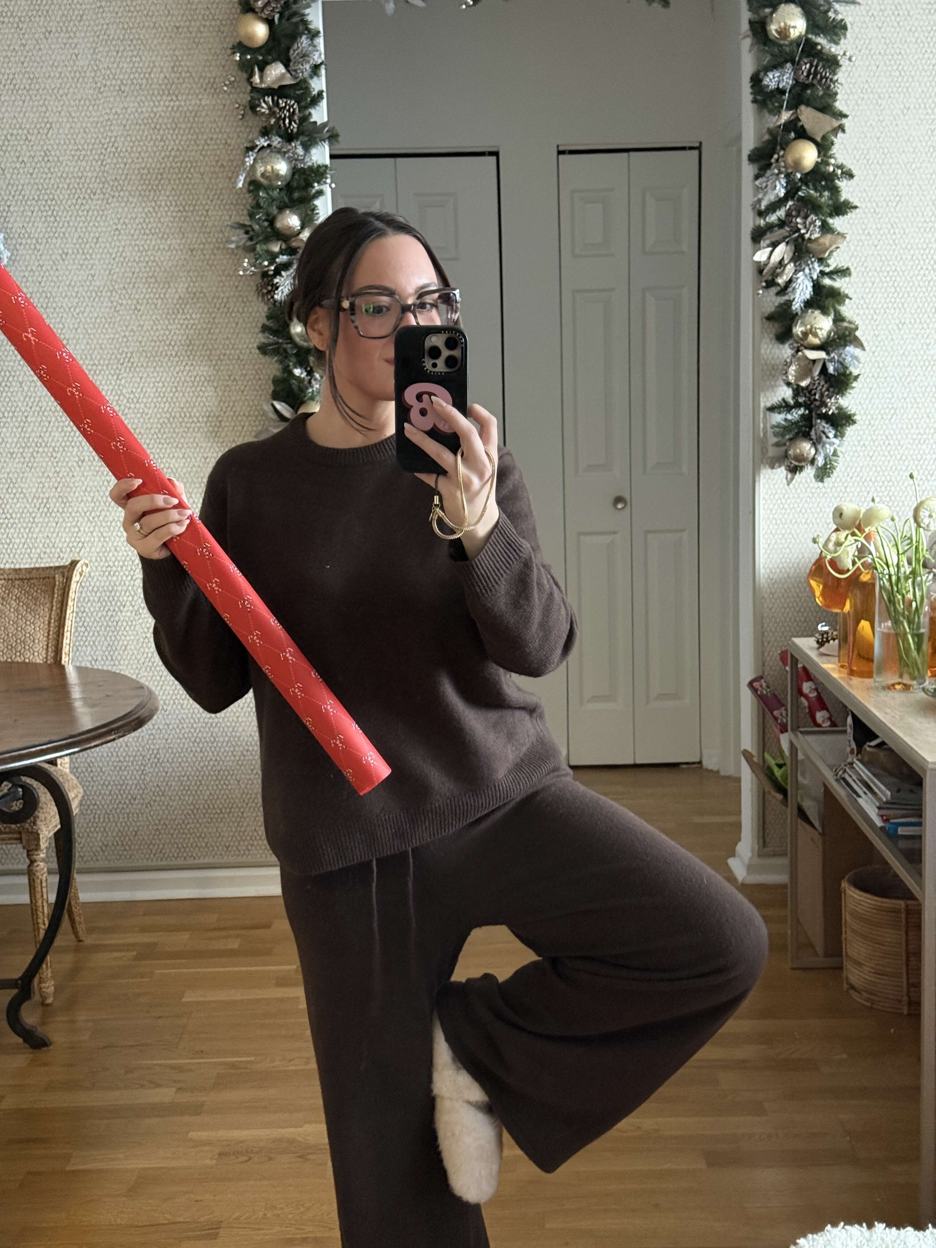 Bella Gerard wearing a matching set