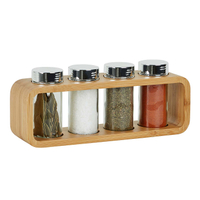 Dunelm Bamboo Spice Rack