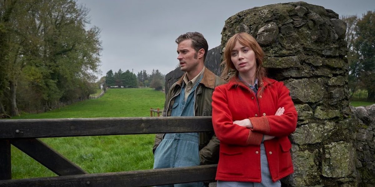 Jamie Dornan and Emily Blunt in Irish countryside in Wild Mountain Thyme