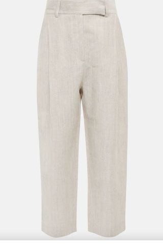 Toteme Straight wool and linen pants
