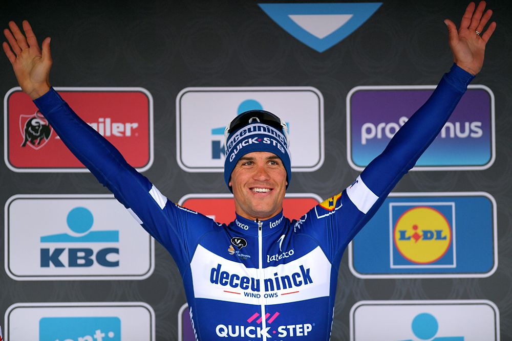 Zdenek Stybar (Deceuninck-QuickStep) wins Omloop Het Nieuwsblad
