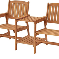 Pine Wood Chairs with Middle Table, £95.99 at Amazon