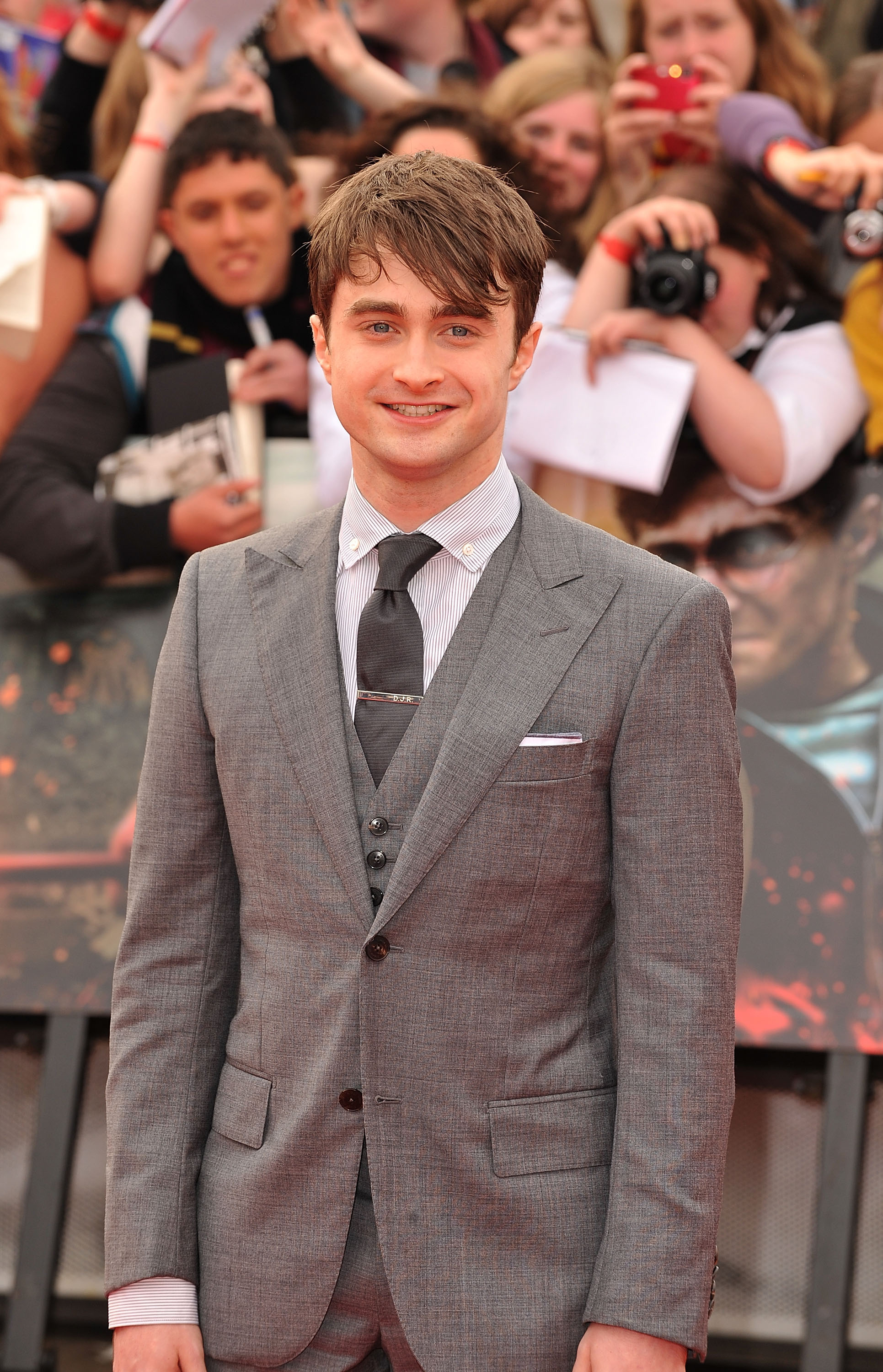 Daniel Radcliffe at the London premiere of Harry Potter and the Deathly Hallows: Part 2 in 2011