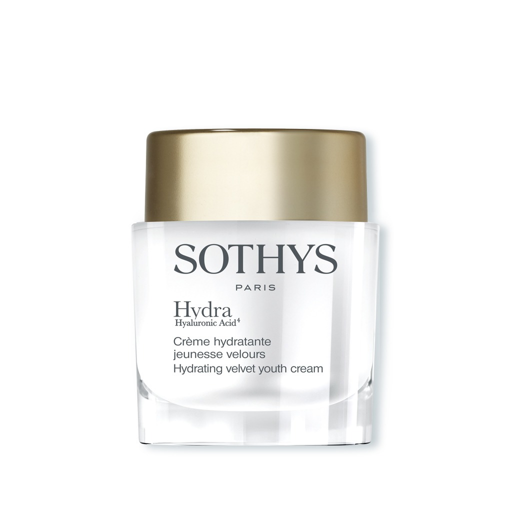 Sothys Hydrating Velvet Youth Cream | Face Moisturizer With Hyaluronic Acid for Youthful Plumpness | Normal to Dry Skin