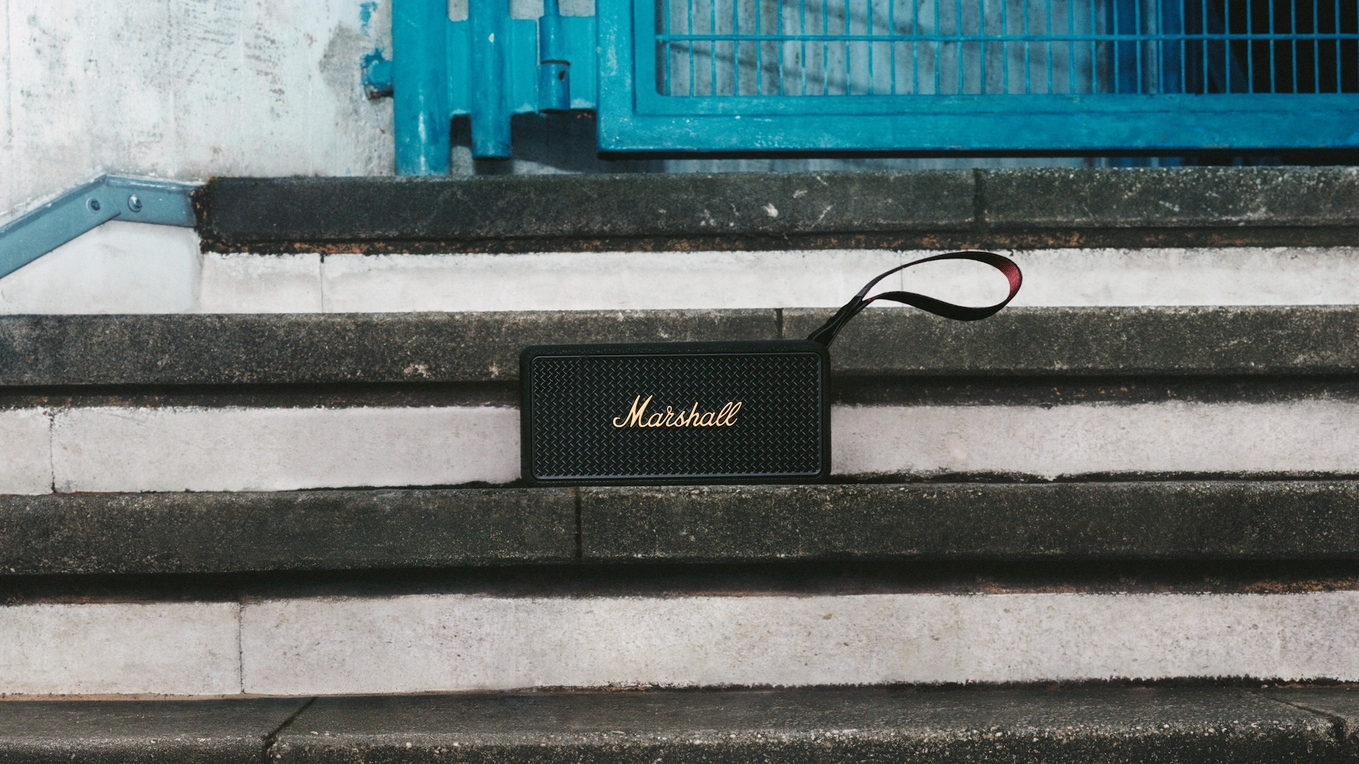 Marshall Middleton II sat on a step 