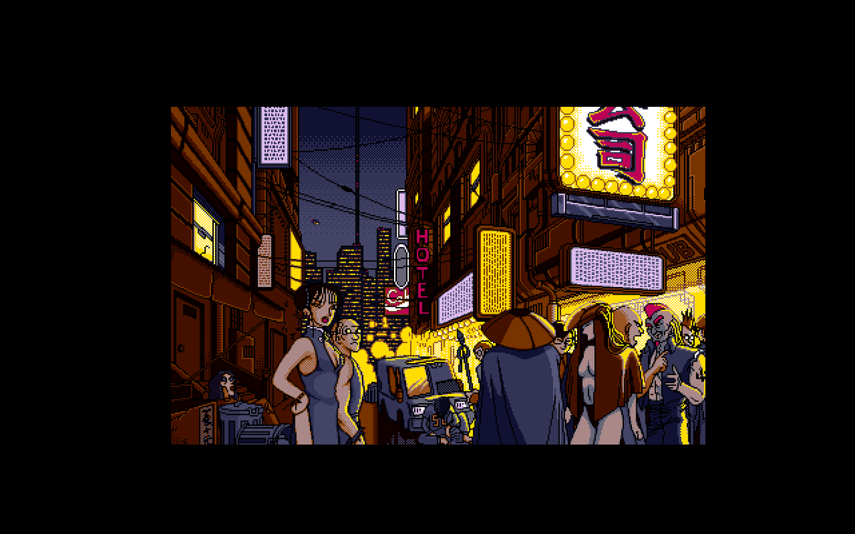 Sidescrolling action game Edge for PC-98