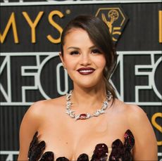 Selena Gomez attends the 75th Primetime Emmy Awards at Peacock Theater.