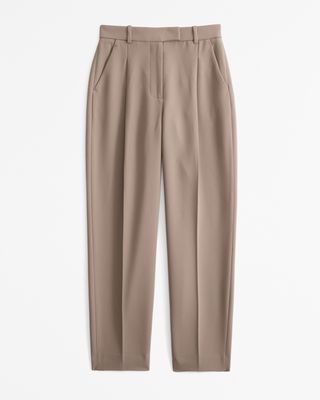 Ankle Grazing Tapered Tailored Pant