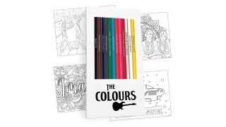 The Beatles Colored Pencils and Coloring Pages