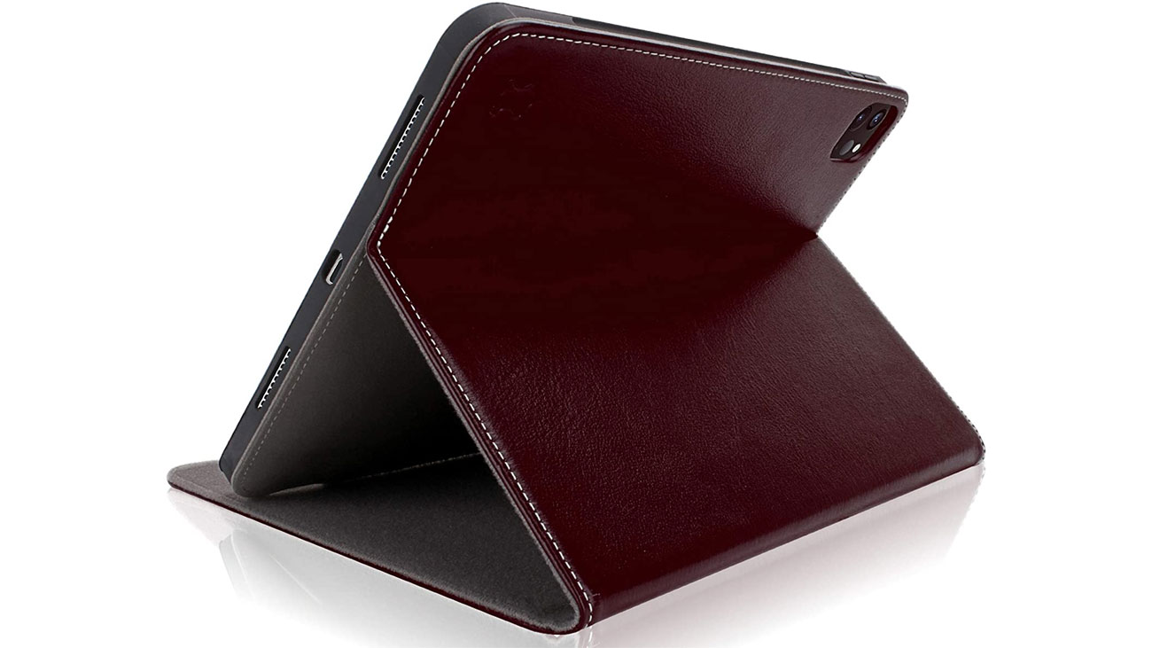 iPad accessories: Cuvr Genuine Leather Cover for iPad Pro 2020