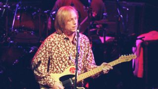 Tom Petty onstage at the Fillmore in 1997