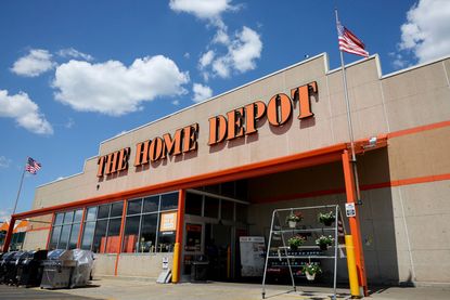 A Home Depot store in Washington DC