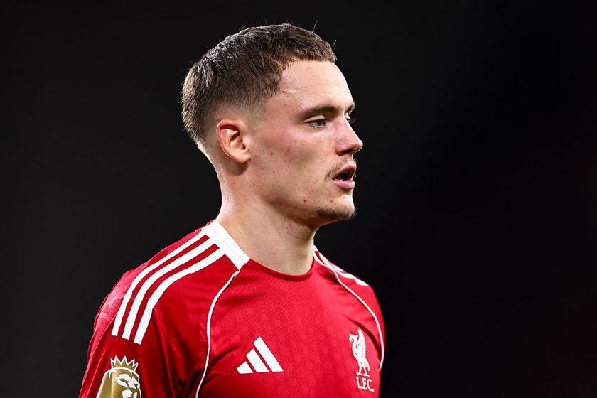 Florian Wirtz of Liverpool during the Premier League match between Liverpool and Bournemouth at Anfield on August 15, 2025 in Liverpool, England.