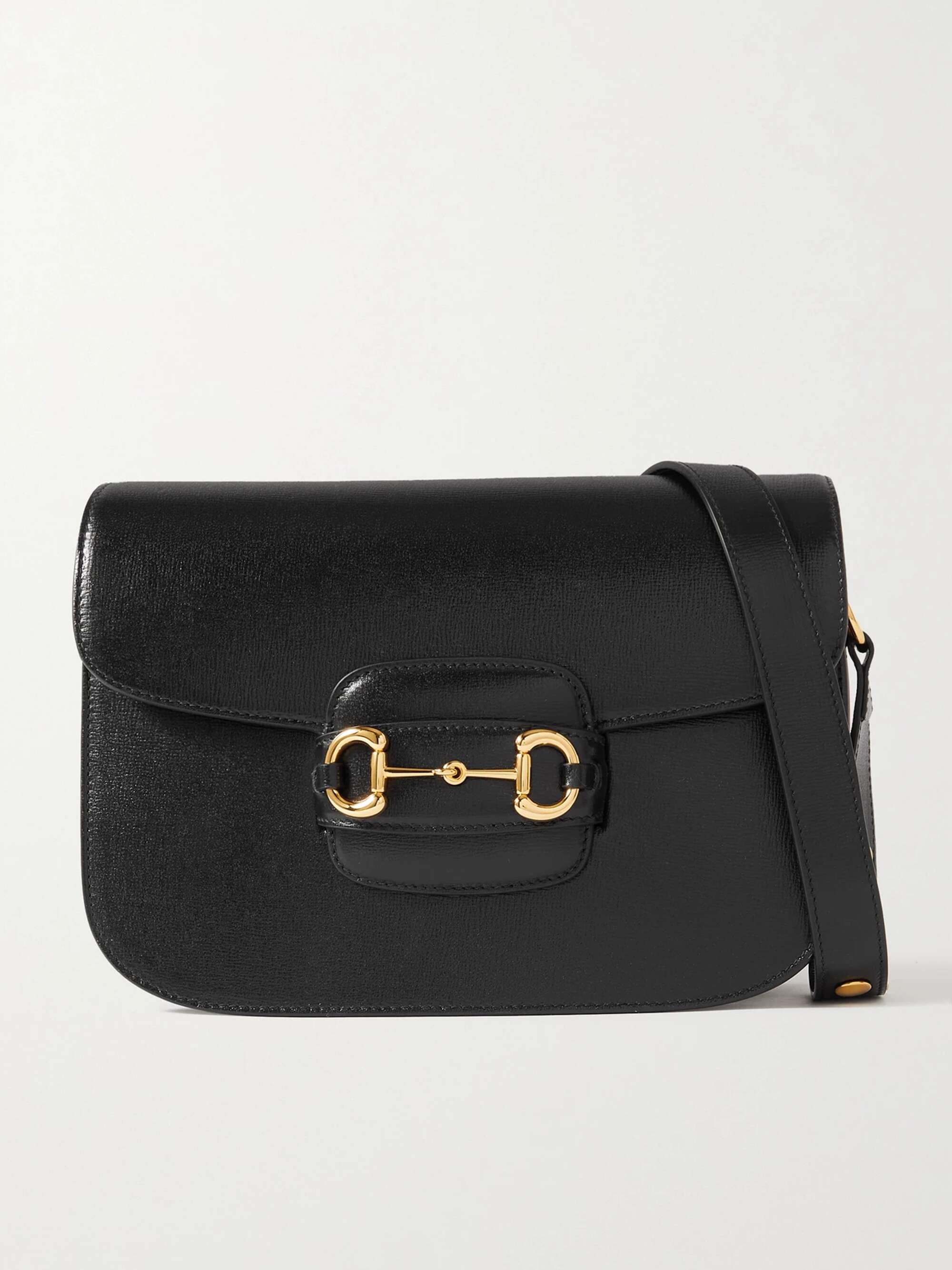 Horsebit 1955 Textured-Leather Shoulder Bag