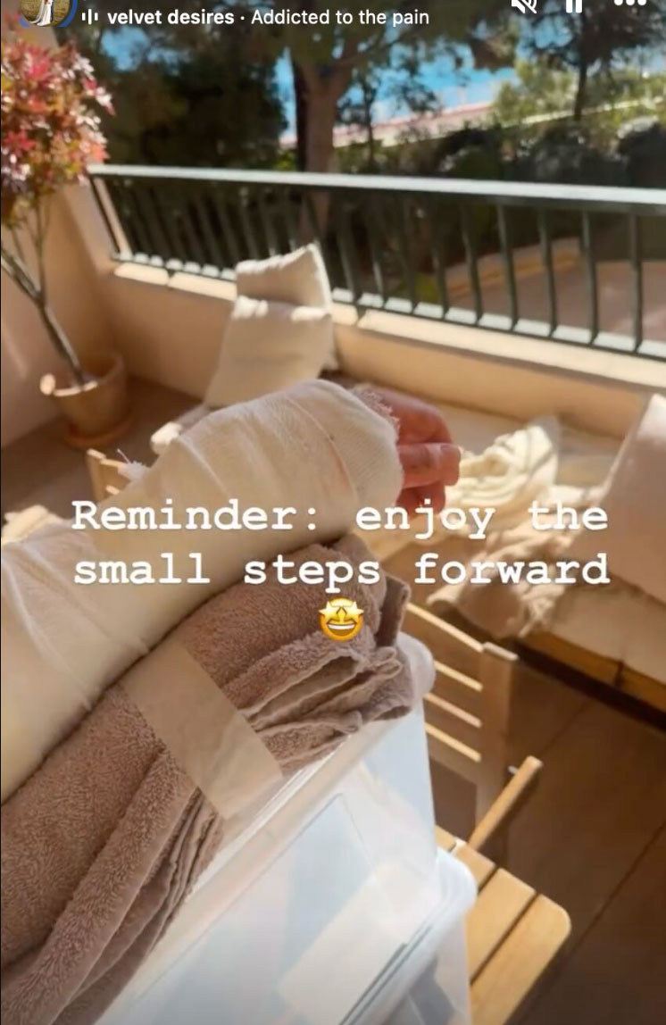 Mads Pedersen Instagram injury update February 2026