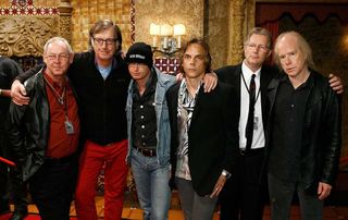 Radio Birdman arrives at the ARIA Hall of Fame at the Regent Theatre on July 18, 2007 in Melbourne, Australia