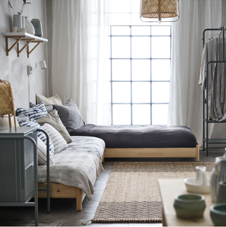Ikea Utaker stackable bed and sofa