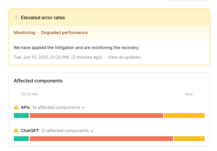 OpenAI status