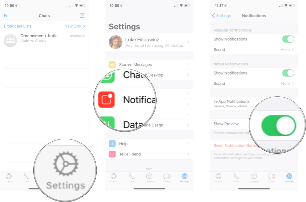 withings whatsapp notification