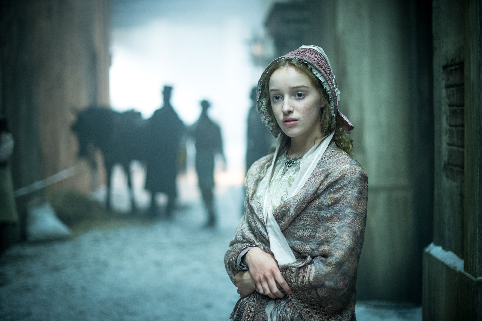 Phoebe Dynevor in BBC drama Dickensian