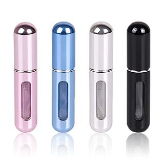 Laikme Travel Mini Perfume Refillable Atomizer Container, Pocket Travel Size Cologne Sprayer, Perfume Scent Pump Case, Fragrance Empty Spray Bottle for Traveling and Outgoing 5ml