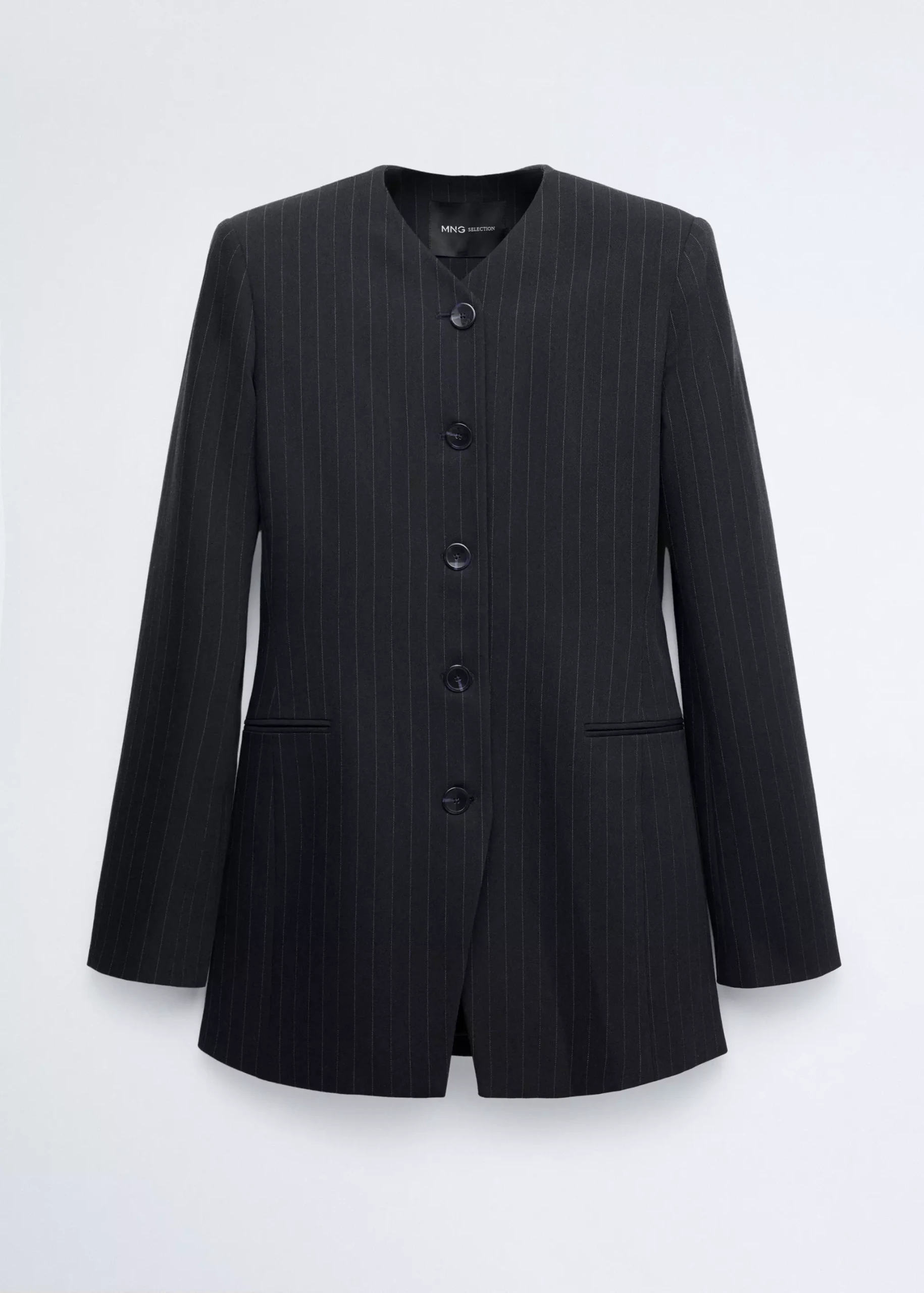 Wool Pinstripe Blazer - Women | Mango Usa