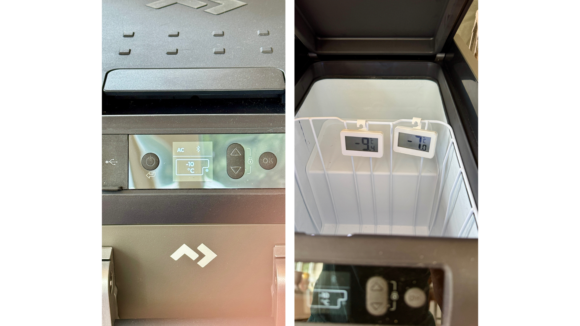 Dometic CFX5 25 temperature test