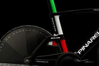 The Bolide F HR is a 3D printed time trial bike made by Pinarello