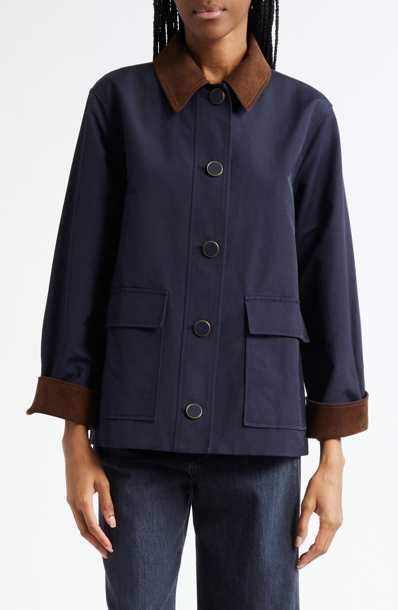 Arlen Corduroy Trim Dickey Jacket
