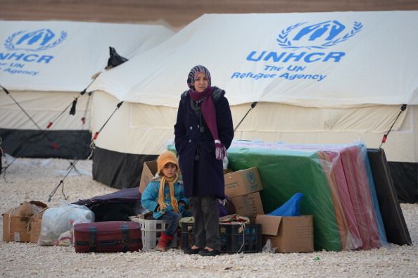 Syrian refugees in Jordan.