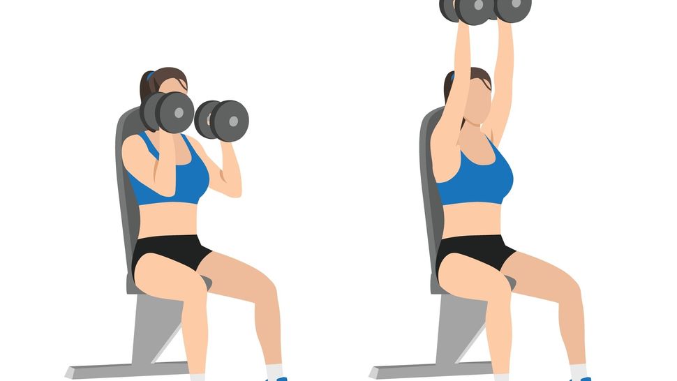 How to overhead press to build upperbody strength and muscle Tom's Guide