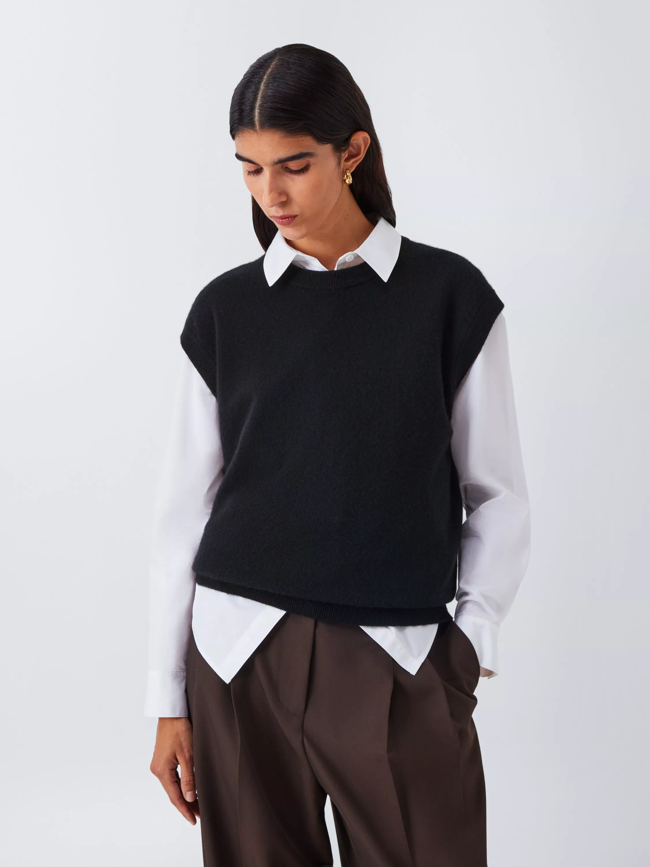 John Lewis Cashmere Sleeveless Knit Vest