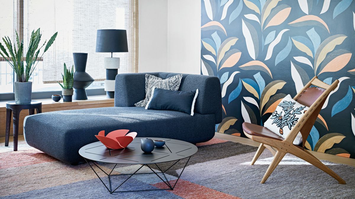 Beautifully Balanced Grey and Pink Living Room Ideas - Aspect Wall Art
