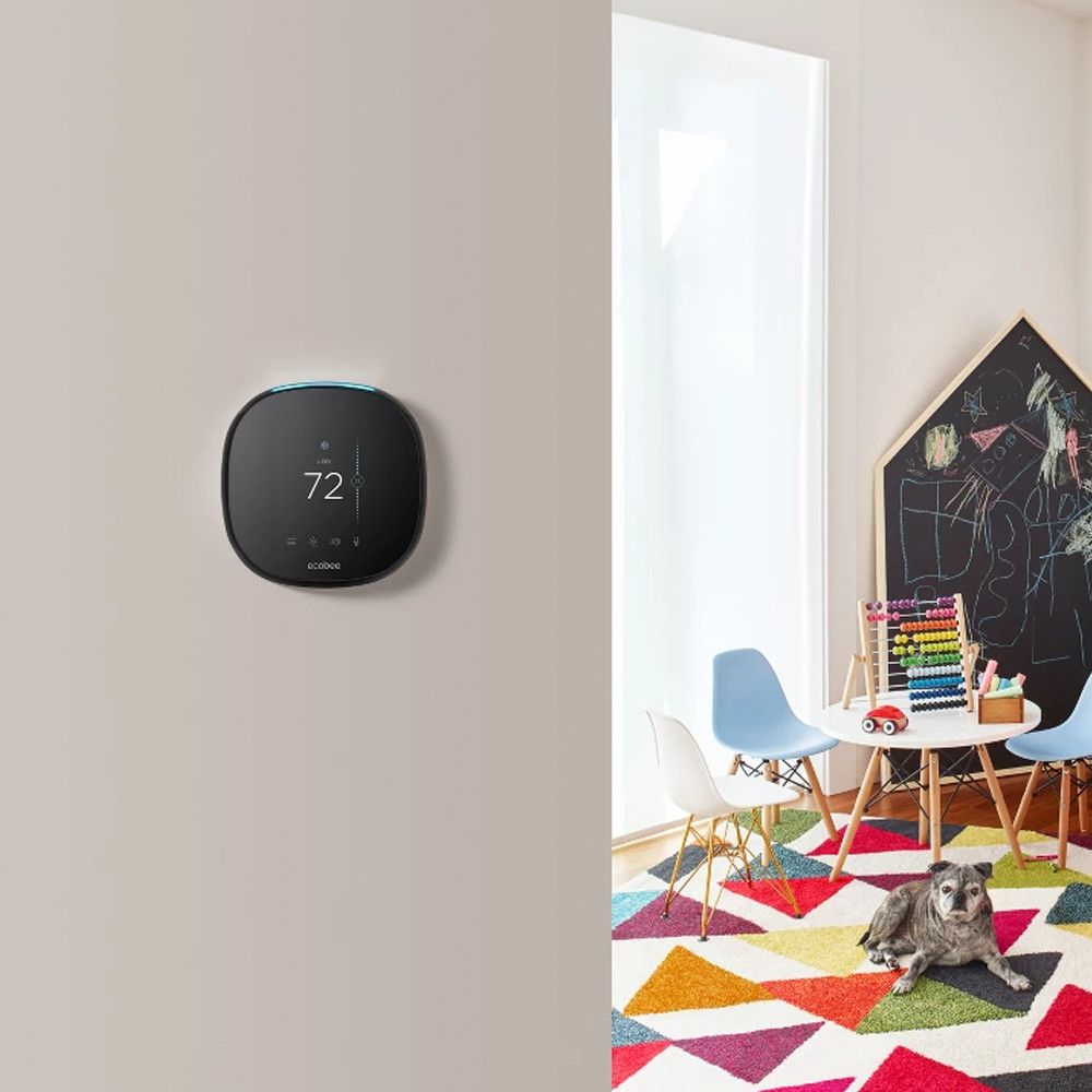 Combine the Ecobee4 smart thermostat with two room sensors in this