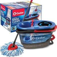 O-Cedar EasyWring RinseClean Microfiber Spin Mop & Bucket